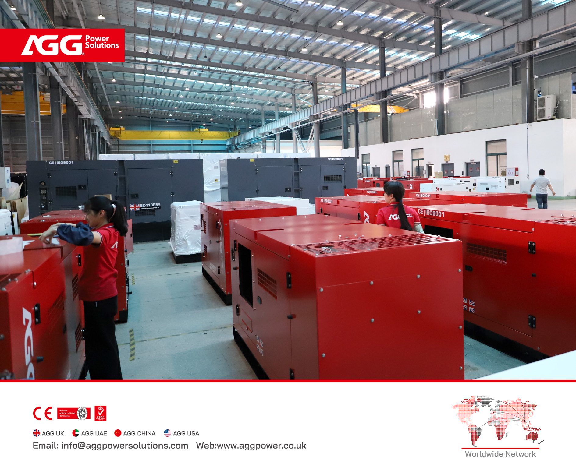 80 AGG Generator Sets Were Shipped to a South American Country to Combat Power Outages